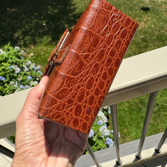 Travel Jewlery Case Brown Box Compact with Mirror Faux Leather - Picture 6 of 12